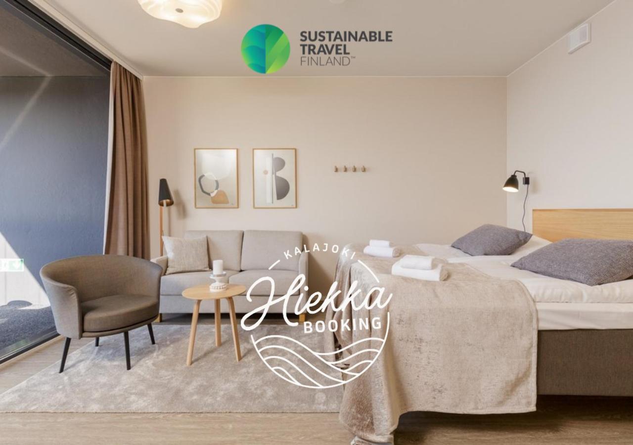 Marina Chalets Studios By Hiekka Booking - Sisaeltaeae Liinavaatteet Ja Loppusiivouksen Kalajoki Eksteriør billede